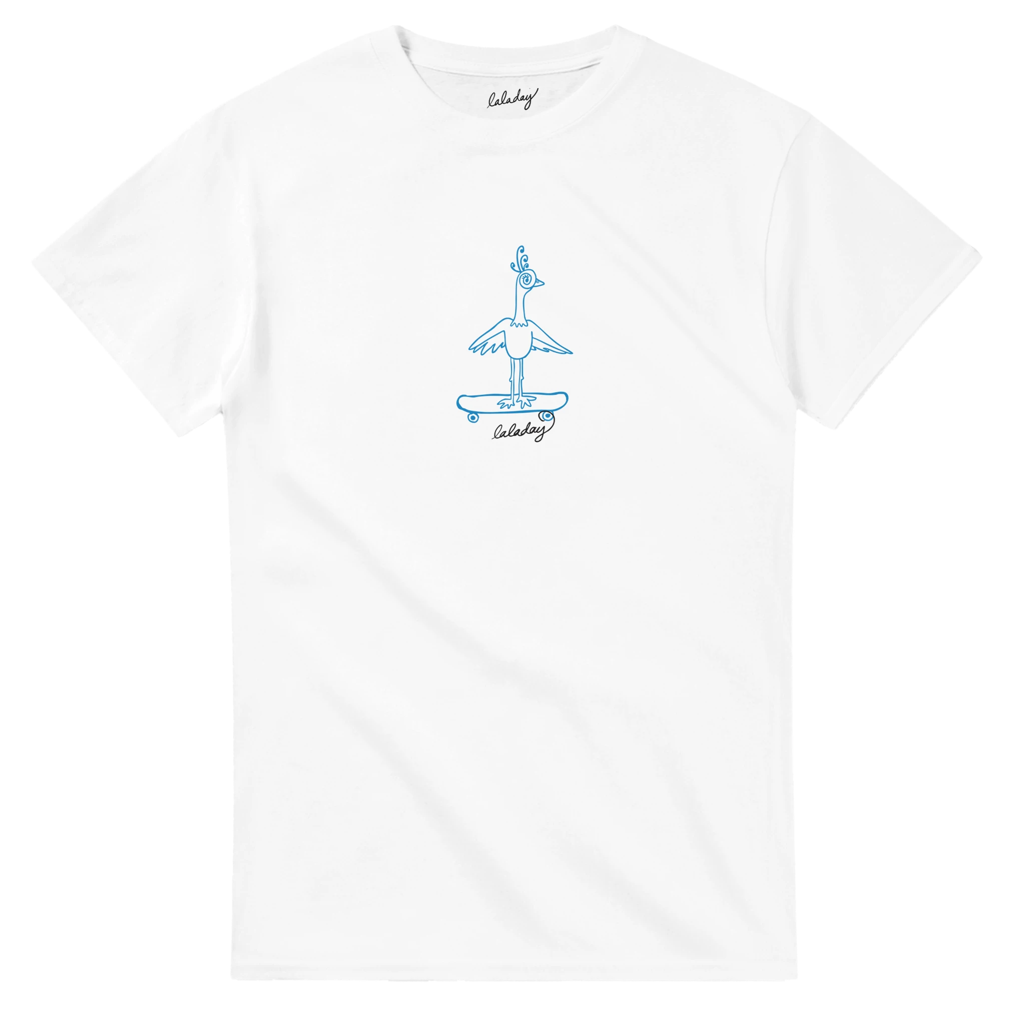 Skater Bird Tee Shirt (white)